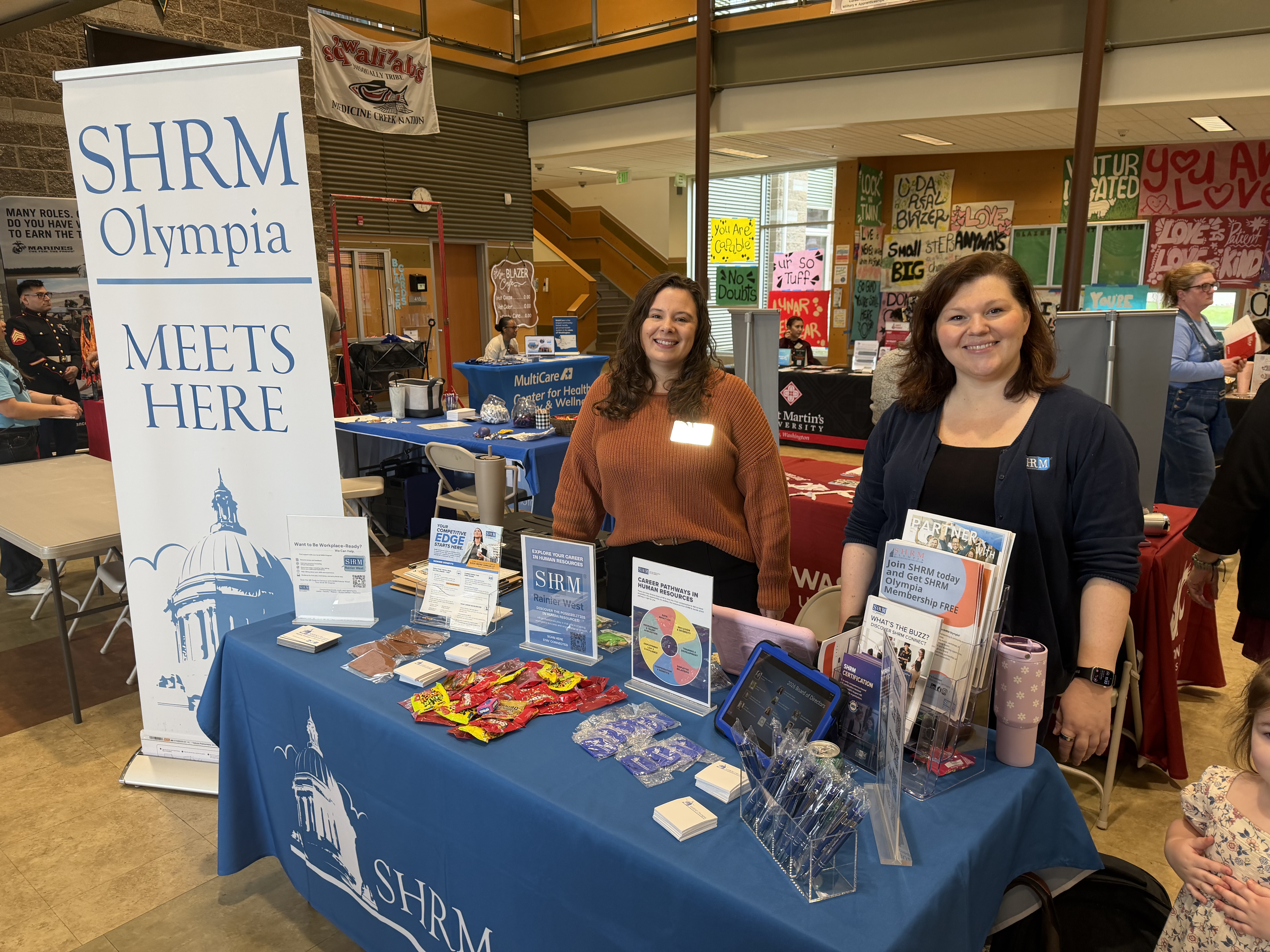 SHRM Rainier West representatives at a regional community event